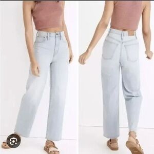 Madewell The Perfect Vintage Wide-Leg Crop Jean in Edmunds Wash